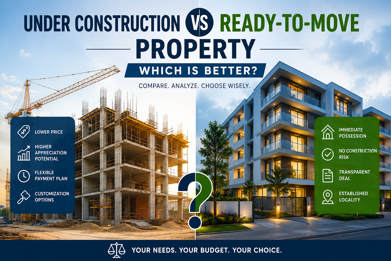 Under Construction vs Ready-to-Move Property